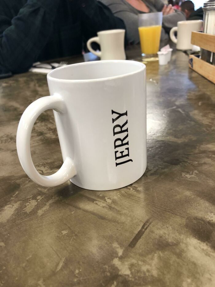I Went To Brunch At A Small-Town Café Today. Sat At The Bar With Some Patrons Which Is Where I Learned That For Christmas, The Cafe Bought All Their Regular Customers A Custom Coffee Mug With Their Name On It. I Just Can’t Get Over How Wholesome This Is