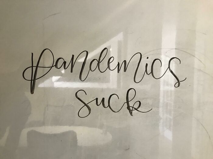 First Day Back At Work. Found This On A Whiteboard