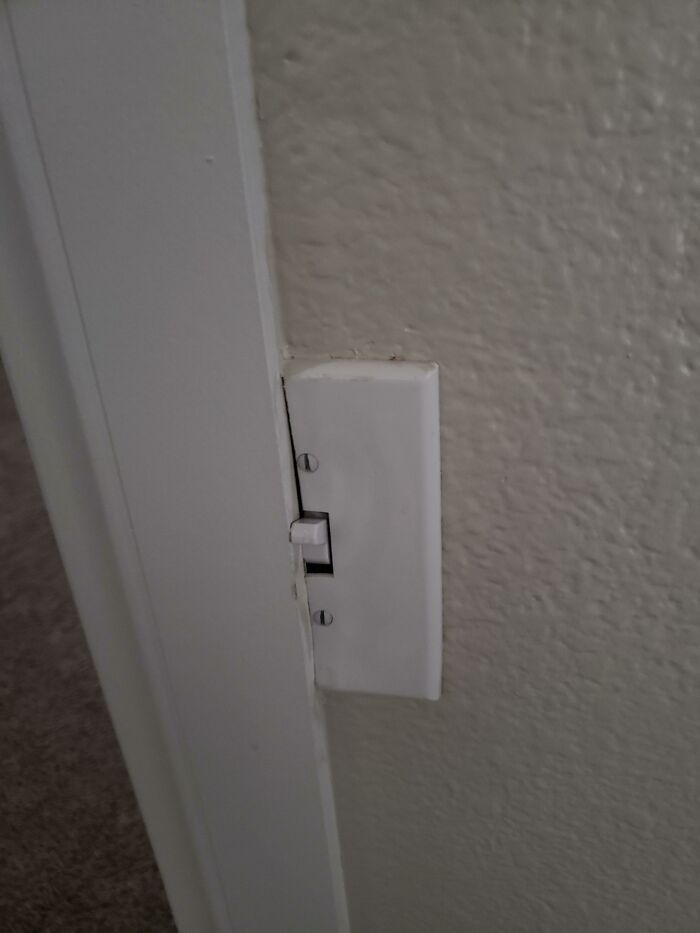 My Dad Moved To A New House In Vegas. This Is The Light Switch For My Room. It's Avant Garde I Swear