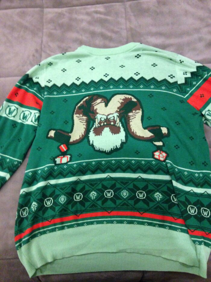 This Glorious Christmas Sweater My Friend Ordered For Me