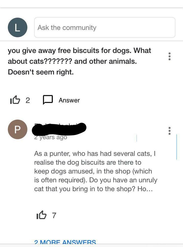 Local Pet Shop Gives Dogs In Shop Free Treats. Not Good Enough!