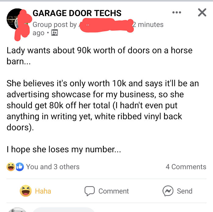 Horse Lady Wants $80,000 Off Because Of "Advertising Opportunity"