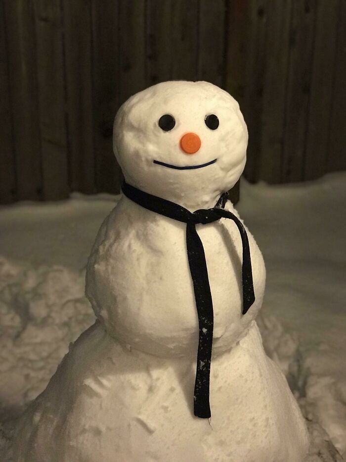 I’m 23 And I Just Made My First Snowman