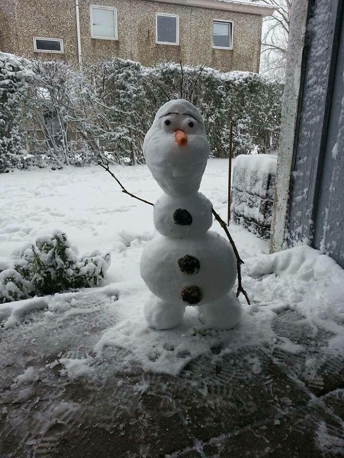 Saluda a Olaf el muñeco de nieve danés