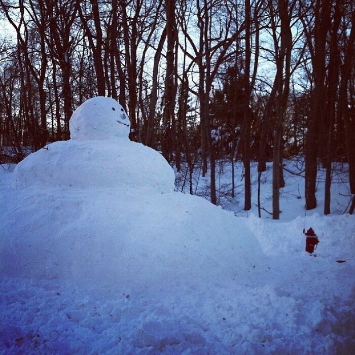 You Cleared Your Hydrant And Made An Epic Snowman? As A Firefighter In Ct Going On His 25th Straight Hour Of Work This Made Me Very Happy