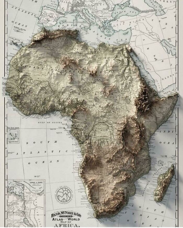 Topography Of Africa