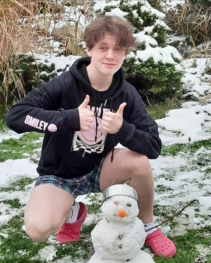 My First Snowman This December