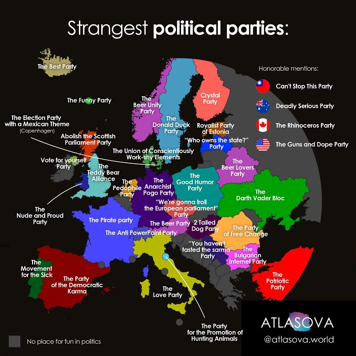 Some Really Strange Political Parties