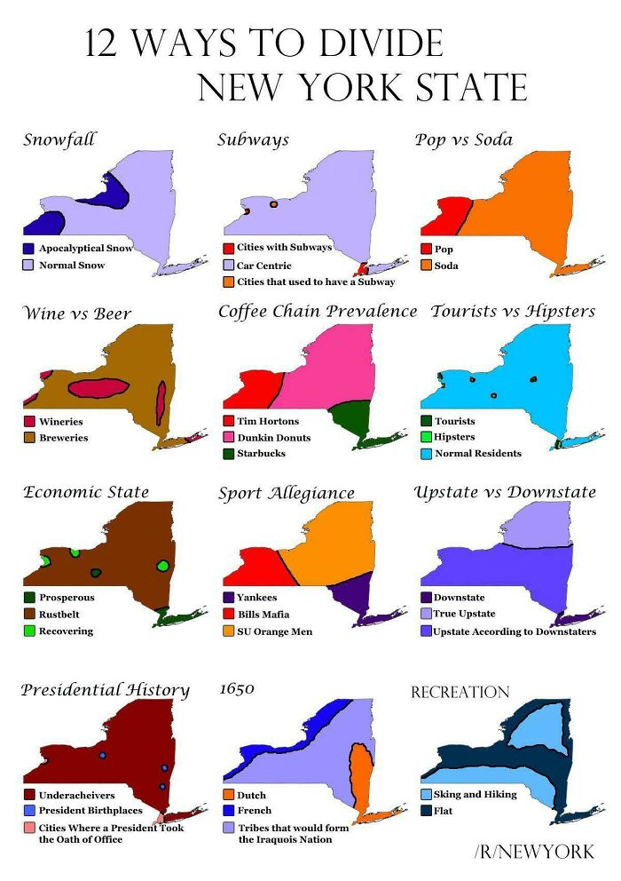New York State Stereotype Maps