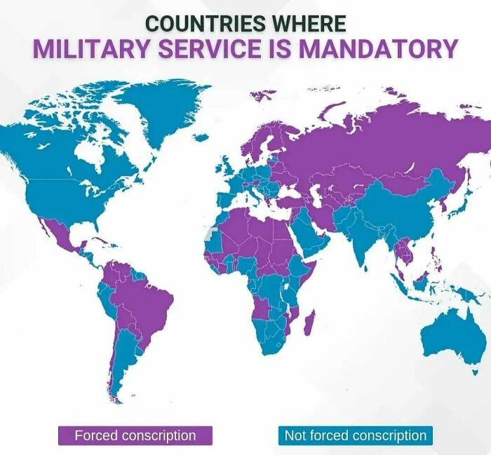 Countries Where Military Service Is Mandatory