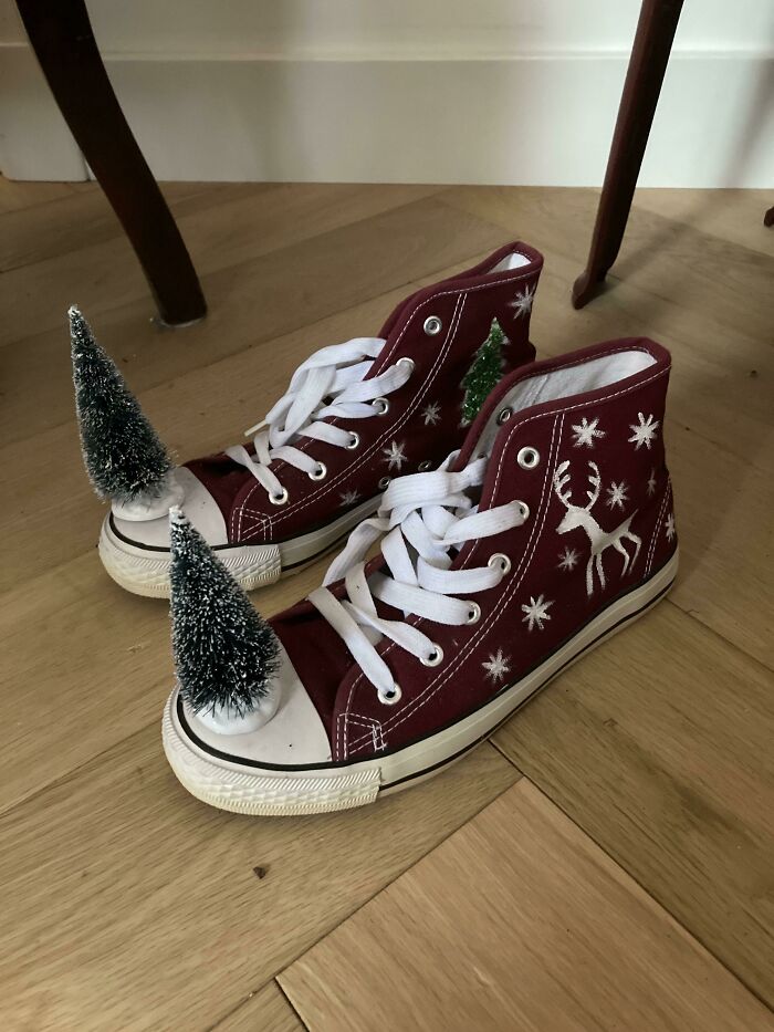 Check Out My Xmas Sneakers