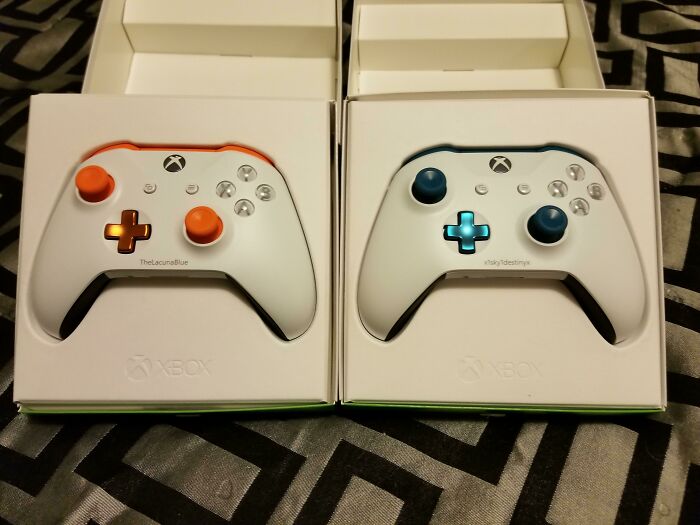 The Girlfriend And I Got Each Other Matching Controllers For Christmas