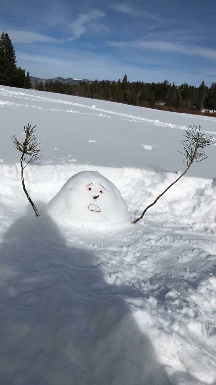 Recreated A Snowman From My Favorite Comic This Weekend