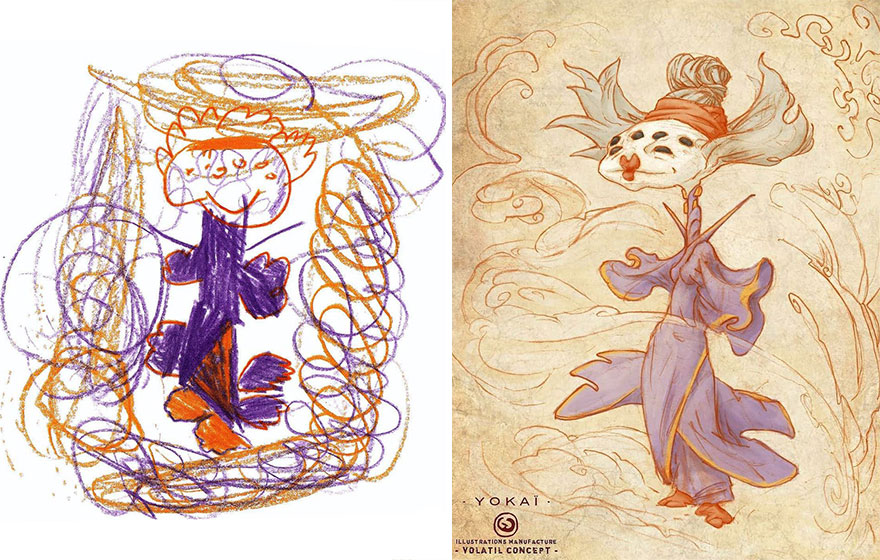 Prompt By Kid-Artist Brooklynn, Fan Art By @volatilconcept