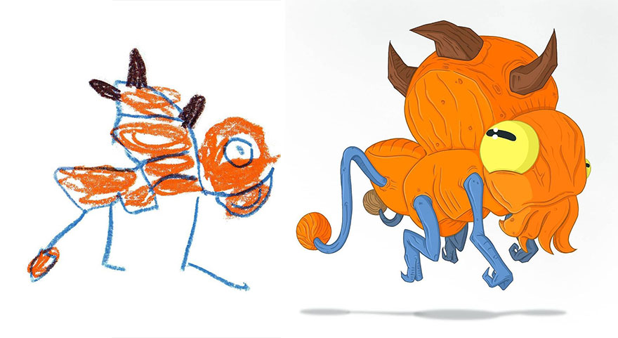 Prompt By Kid-Artist Jonah, Fan Art By @happymonkeyshoes