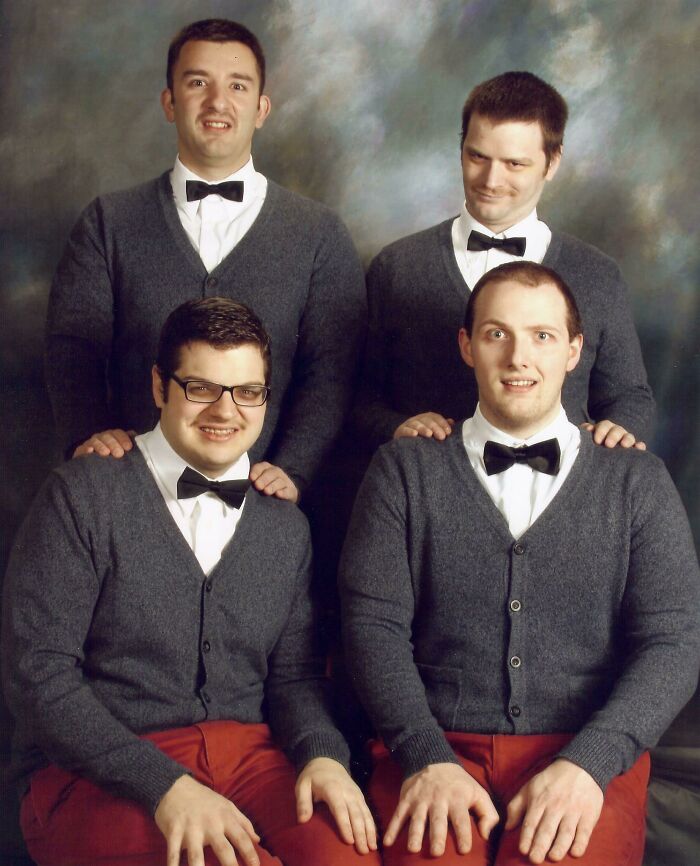 I Heard We're Posting Awkward Holiday Photos. This Is My Friends And Me