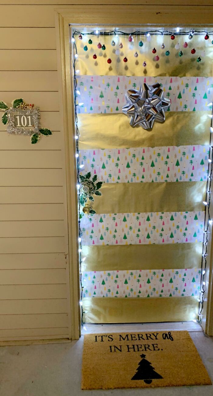 Saw Another User Post Their Decorated Door And It Reminded Me Of Mine Last Year