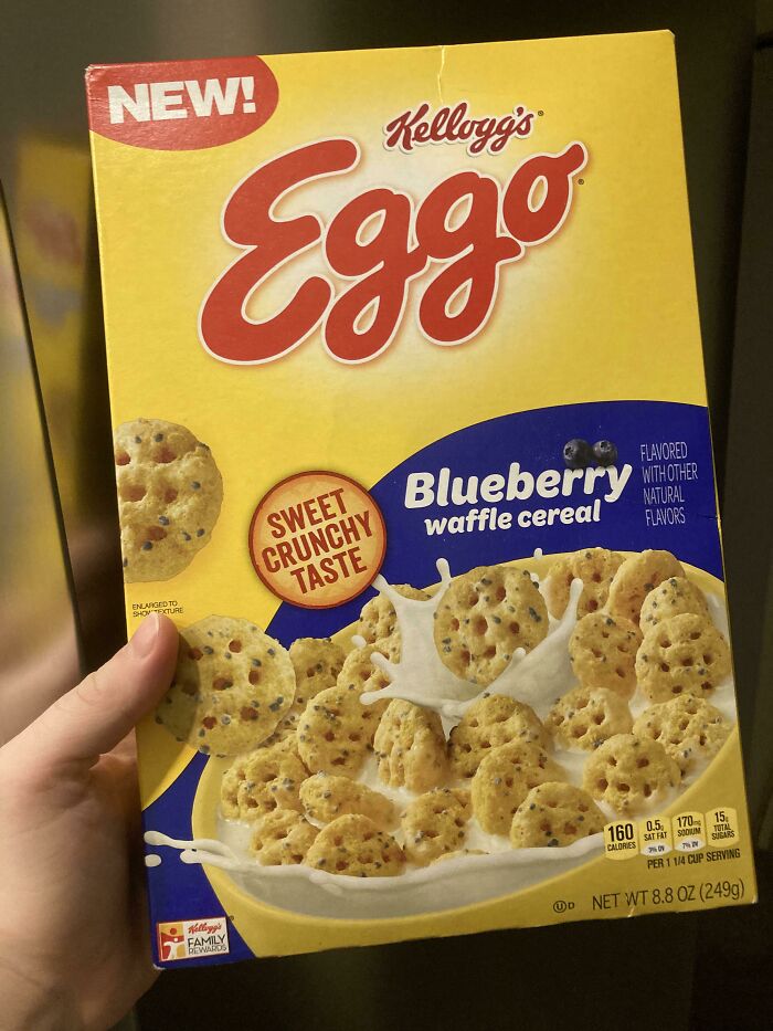 Eggo Blueberry Waffle Cereal