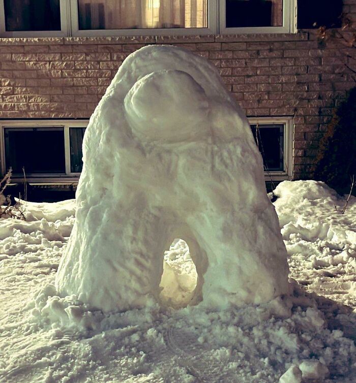 Our Snowman Is A Little Sus