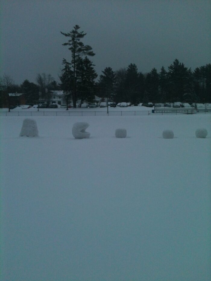 My School Makes Snowmen Differently