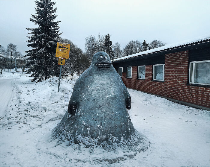 This Snowman In Finland