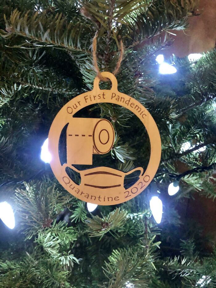 My Dad Laser Cut & Engraved These Ornaments For Our Family This Year For Christmas