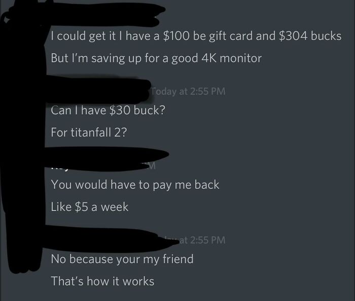 Asked Friend If He Could Get Titanfall 2 So We Can Play Together Tell Him I Have Money From Christmas And Birthday And This Happens