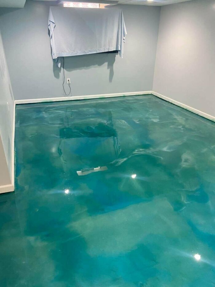 This Water-Like Epoxy Floor