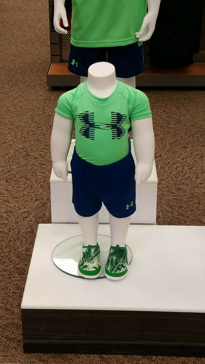 This Jacked Toddler Mannequin