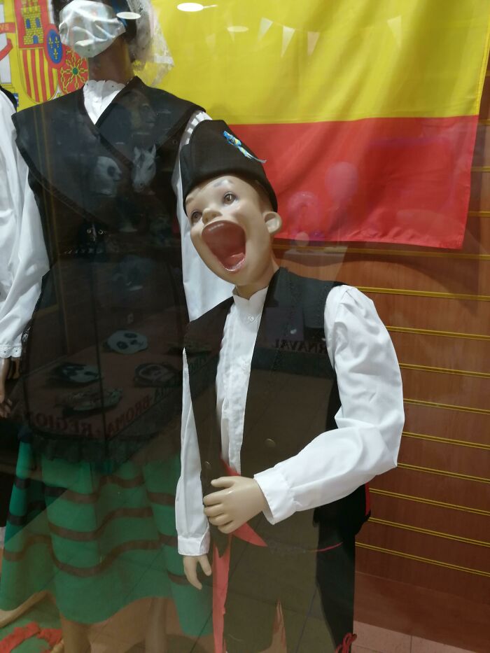 This Kid Mannequin That Looks Like He Will Devour The Souls Of Sinners On Judgment Day