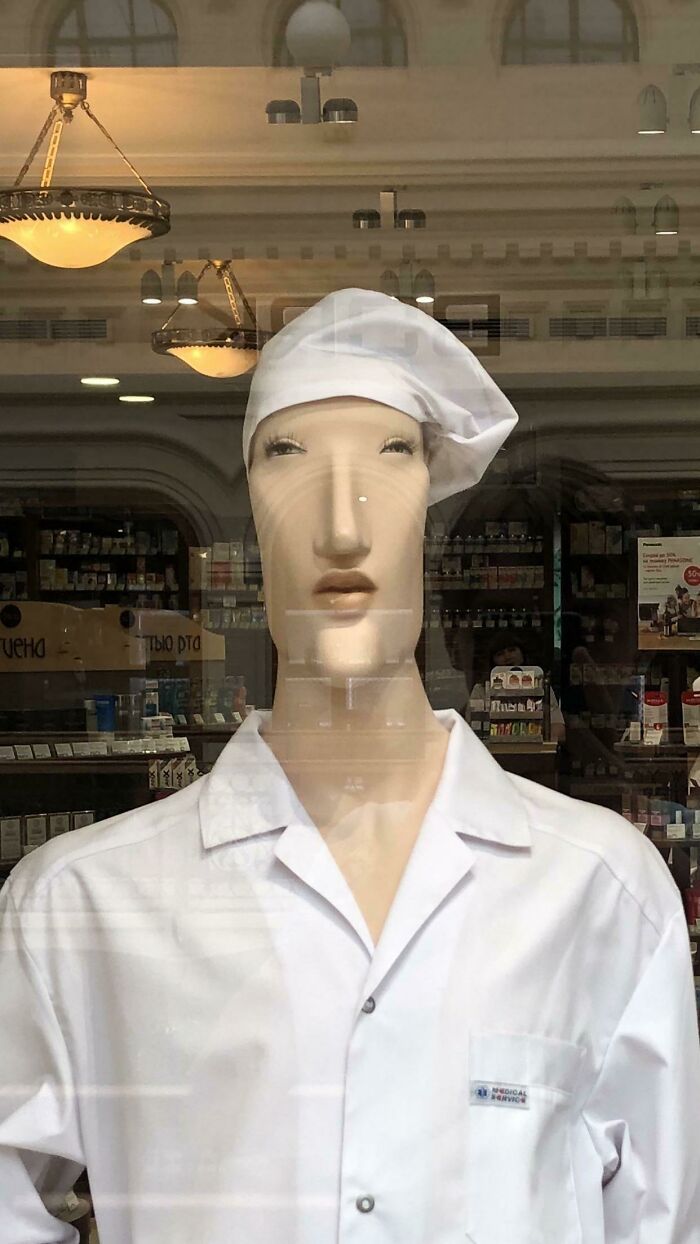Found This Mannequin At A Pharmacy In Russia