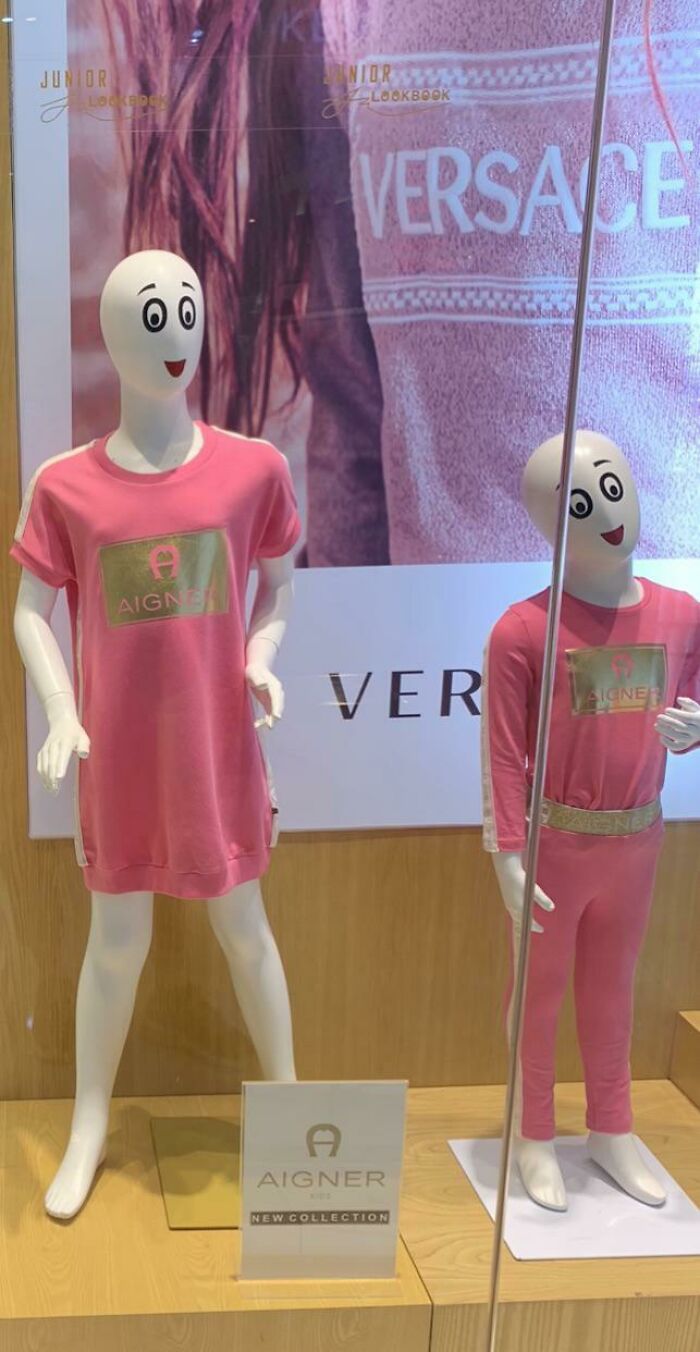 These Mannequin Faces