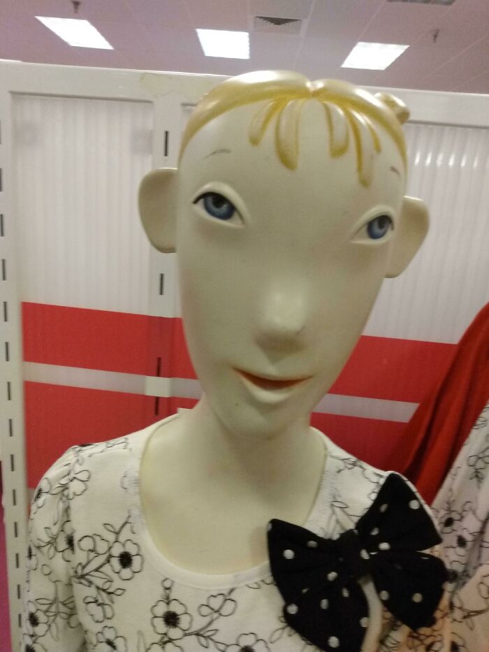 Mannequins At The Mall Near My House. I Think They Used Mark Zuckerberg As The Template