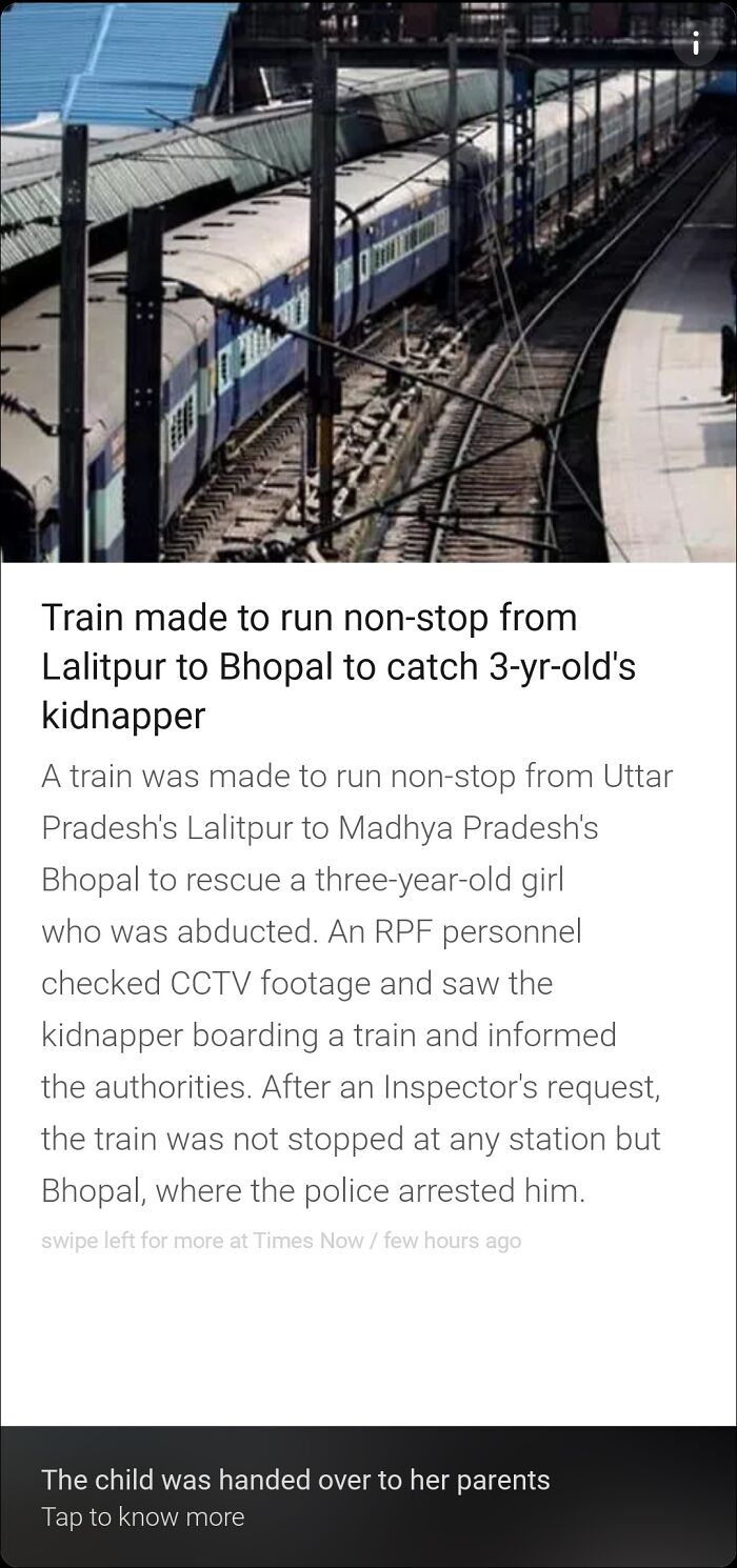 Kidnapper Takes The Train To Escape At The Next Station, Train Doesn't Stop At Any Stations Until It Reaches The Station Where The Police Were Waiting.