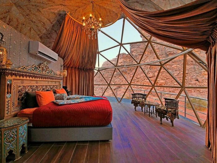 Esta habitación de hotel en Jordania