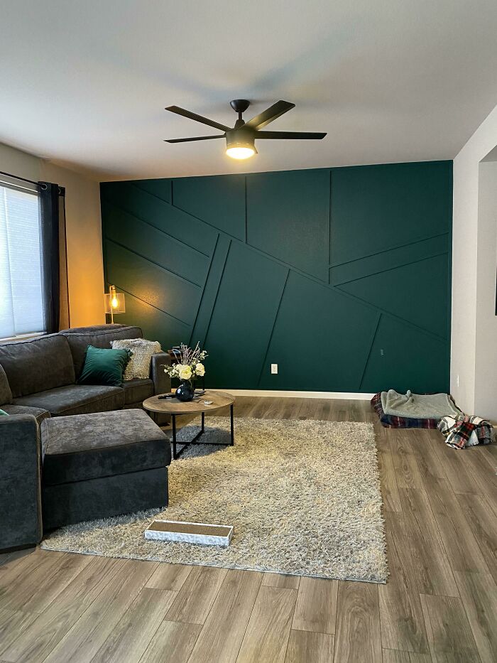3D Accent Wall! I Am Obsessed!