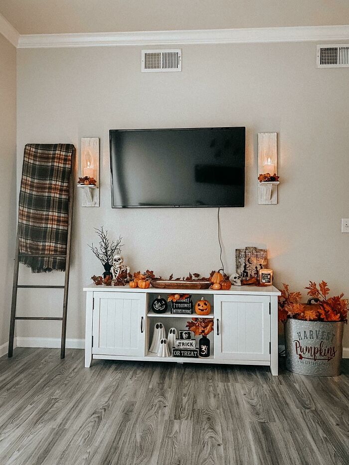 My Fiancé Decided To Make Our Apartment A Little Spooky. What Do Y’all Think?