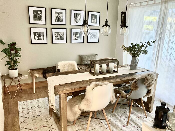 First Time Home Owner And I Finally Redecorated The Dining Room After Living Here For Three Years And Spending Endless Hours On Pinterest Dreaming.