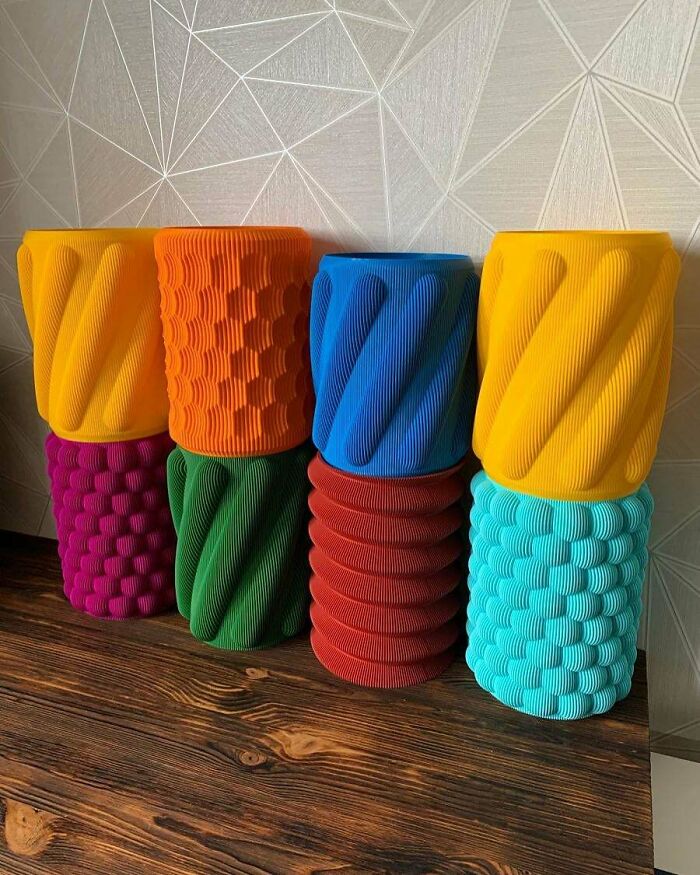 I Made 3D Printed Vases