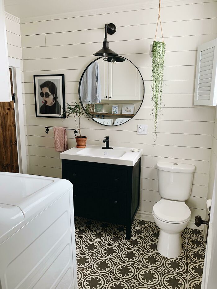 I Finally Feel Confident To Show Our Completely DIY Renovated Powder Room. So Much Work!