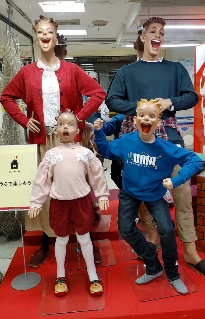These Creepy Mannequins At My Local Store In Japan