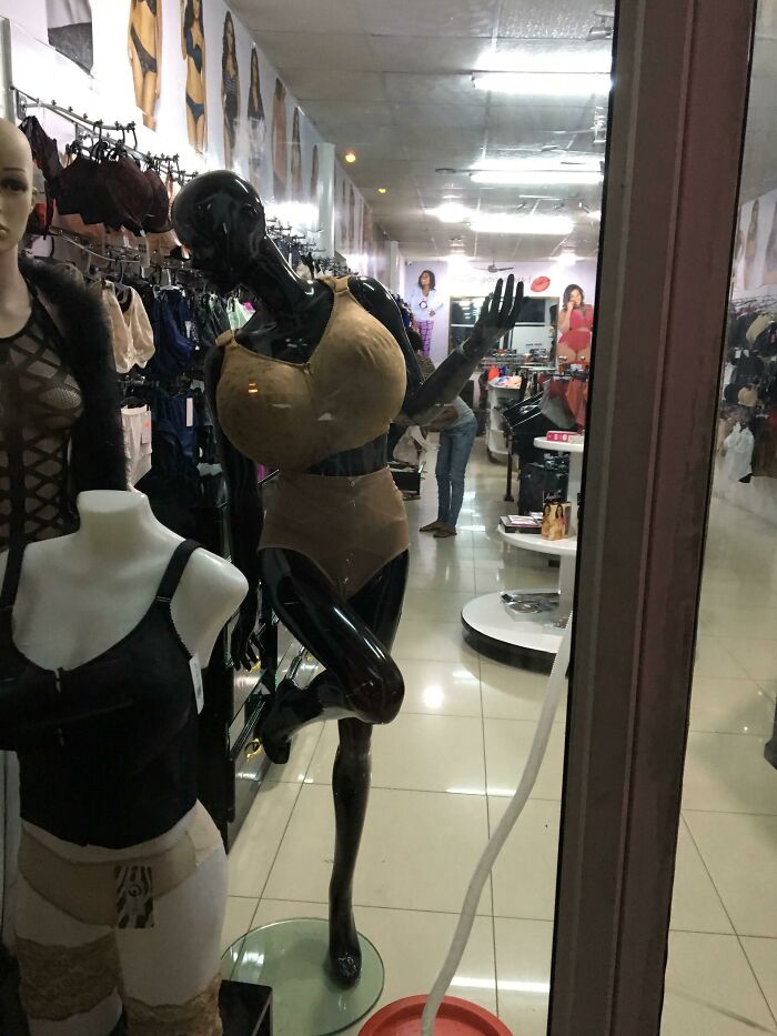 What Tremendous Breasts This Mannequin Has