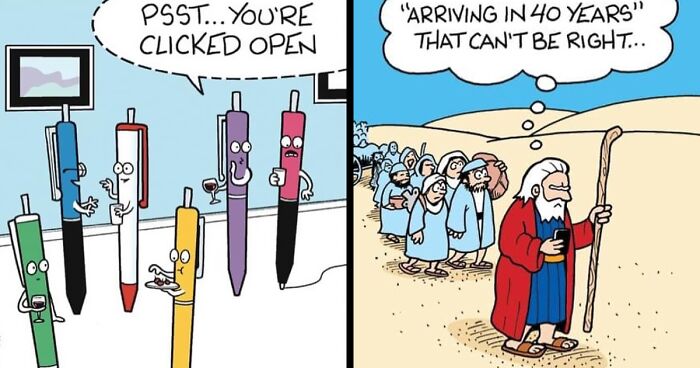 These 30 New Funny Comics By A Legendary Cartoonist Might Make You Smile |  Bored Panda