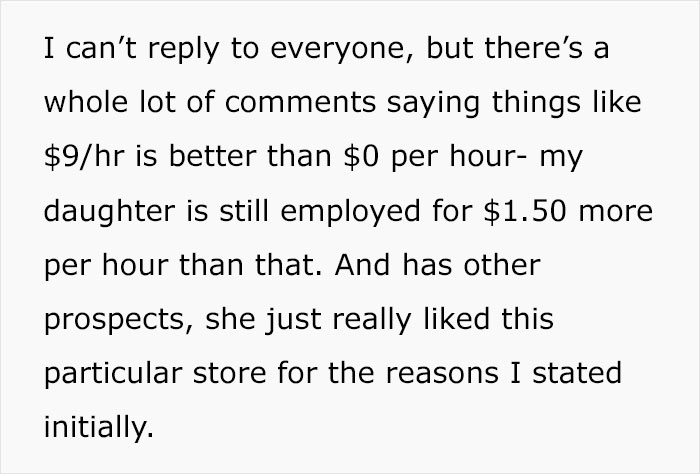 Woman Shares A Lesson She Learnt From Her 19 Y.O. Daughter Who Wouldn't Settle For A Job Paying Only $9 An Hour