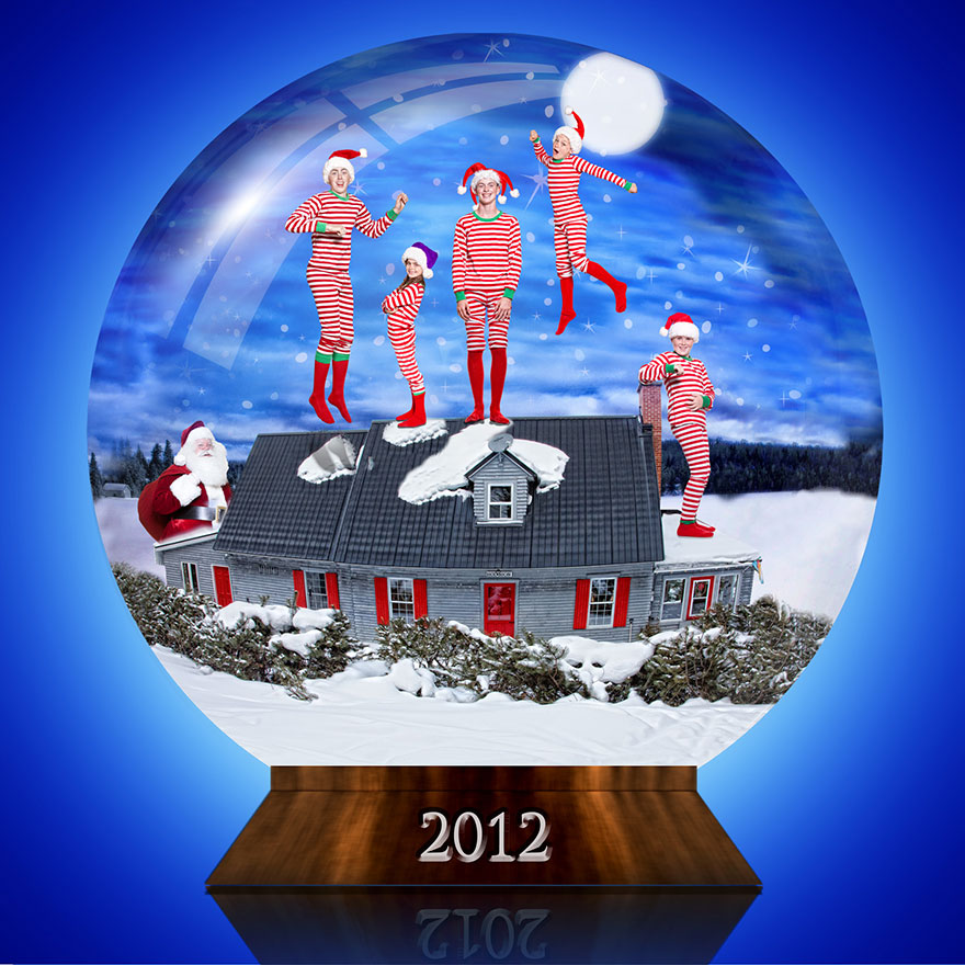 Our Family Has Been Creating Funny Christmas-Themed Holiday Cards, And Here's What We Made For The Past 25 Years (25 Pics) Our Family Has Been Creating Funny Christmas-Themed Holiday Cards, And Here's What We Made For The Past 25 Years (25 Pics)