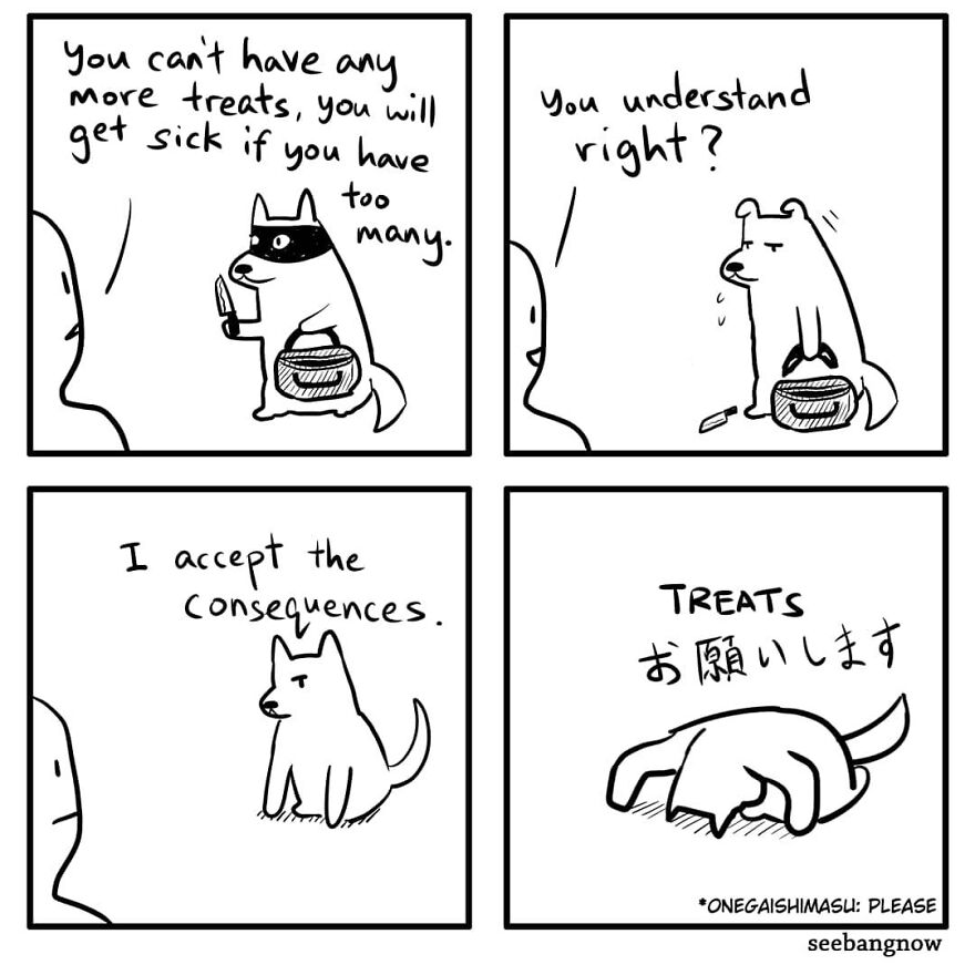 Illustrator Shows In Funny Comics What Dogs Really Think (30 Comics)