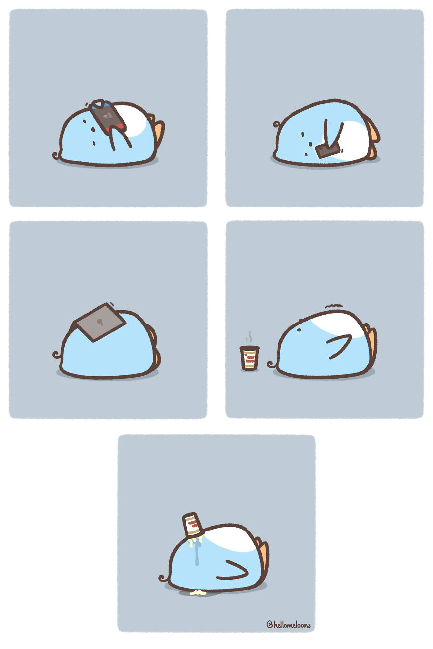 Artist Makes Comics Showing The Little Adventures Of A Little Penguin And They Are Adorable
