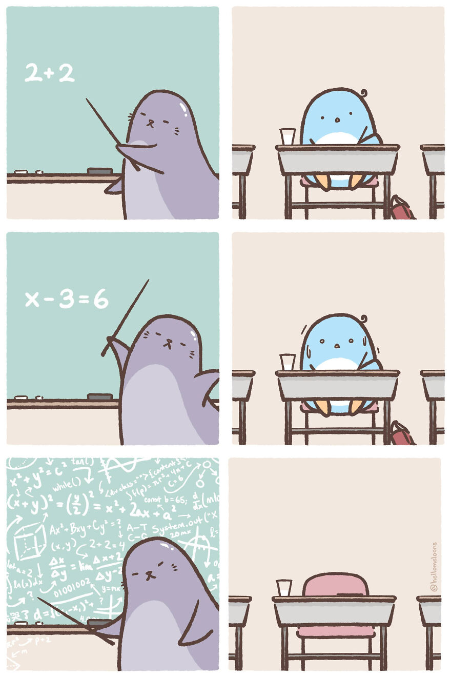 Artist Makes Comics Showing The Little Adventures Of A Little Penguin And They Are Adorable