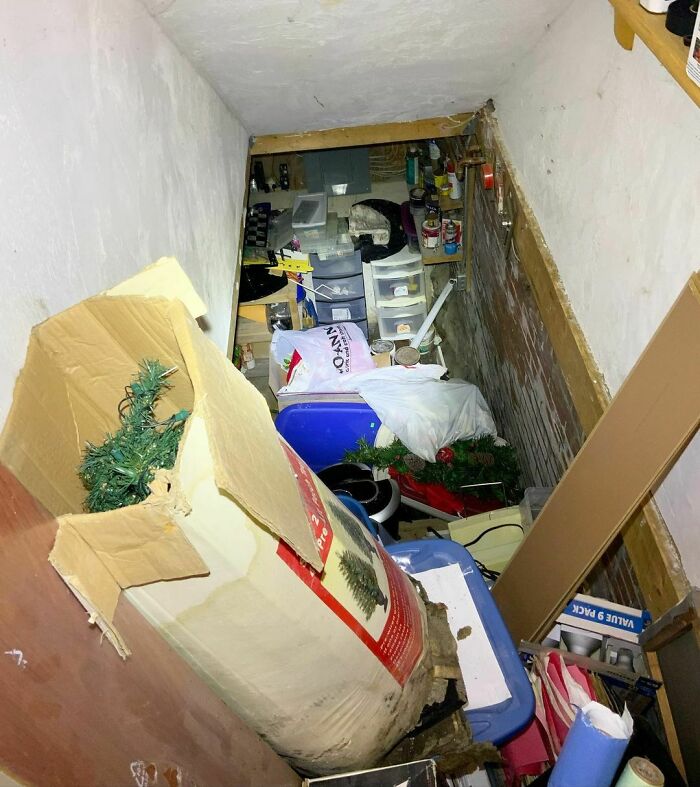 So You Say They Left A Few Items In The Basement Stairs?