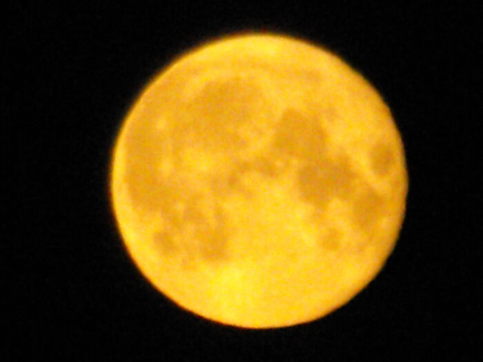 A Photo I Took Of A Harvest Moon A Few Years Ago.